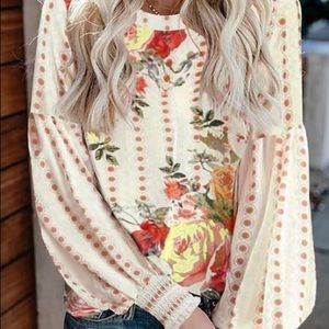 Floral printed blouse